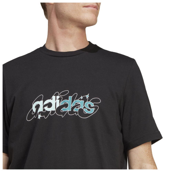 Adidas Ανδρική κοντομάνικη μπλούζα M Illustrated Linear Adidas Ανδρική κοντομάνικη μπλούζα M Illustrated Linear